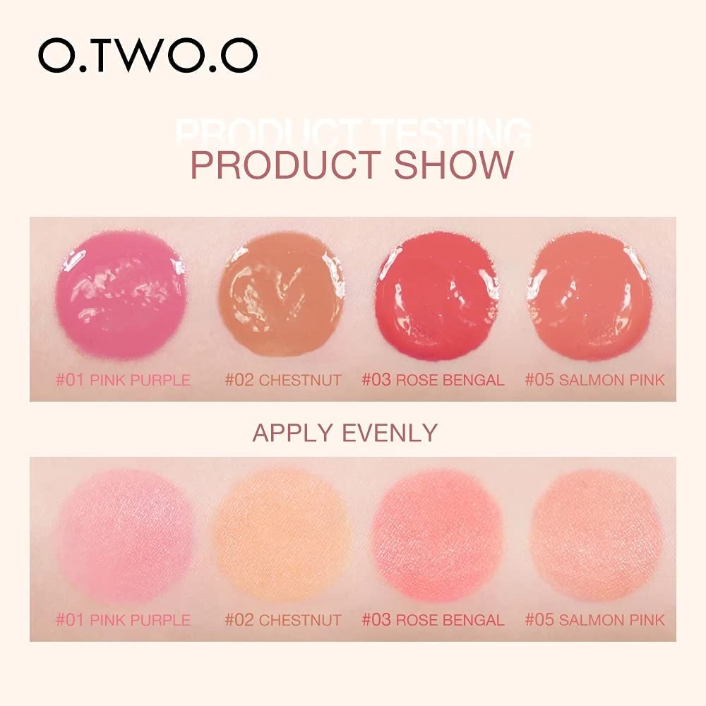 COSLUXE O TWO O Velvet Liquid Blush - #01 Pink Purple