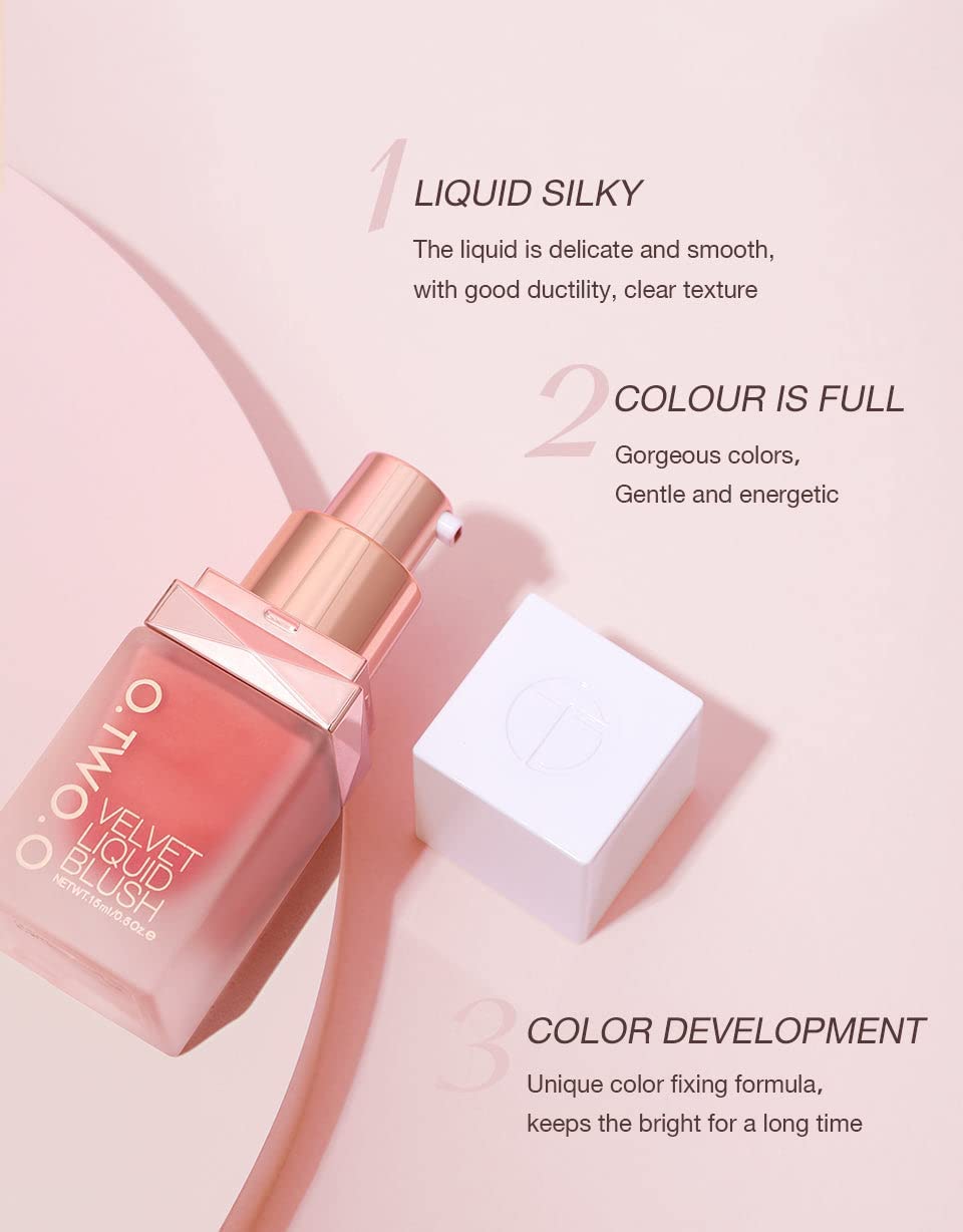 COSLUXE O TWO O Velvet Liquid Blush - #01 Pink Purple