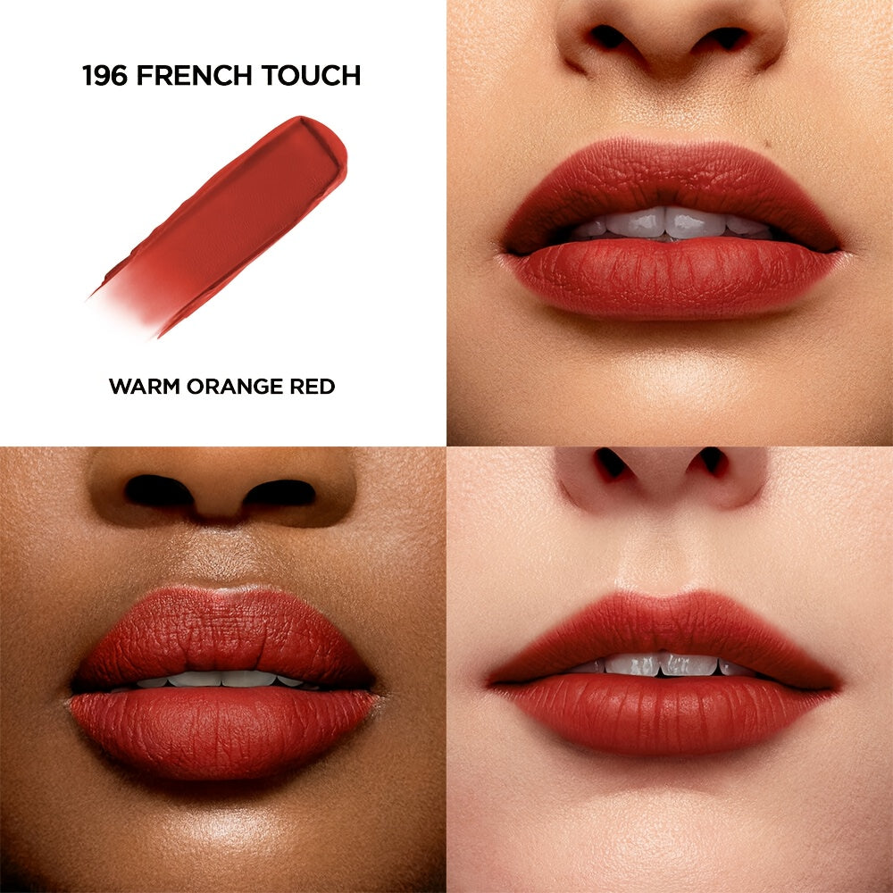Lancôme Soft Matte Squalane Lipstick (Highlighting the key features: matte finish + nourishing squalane)