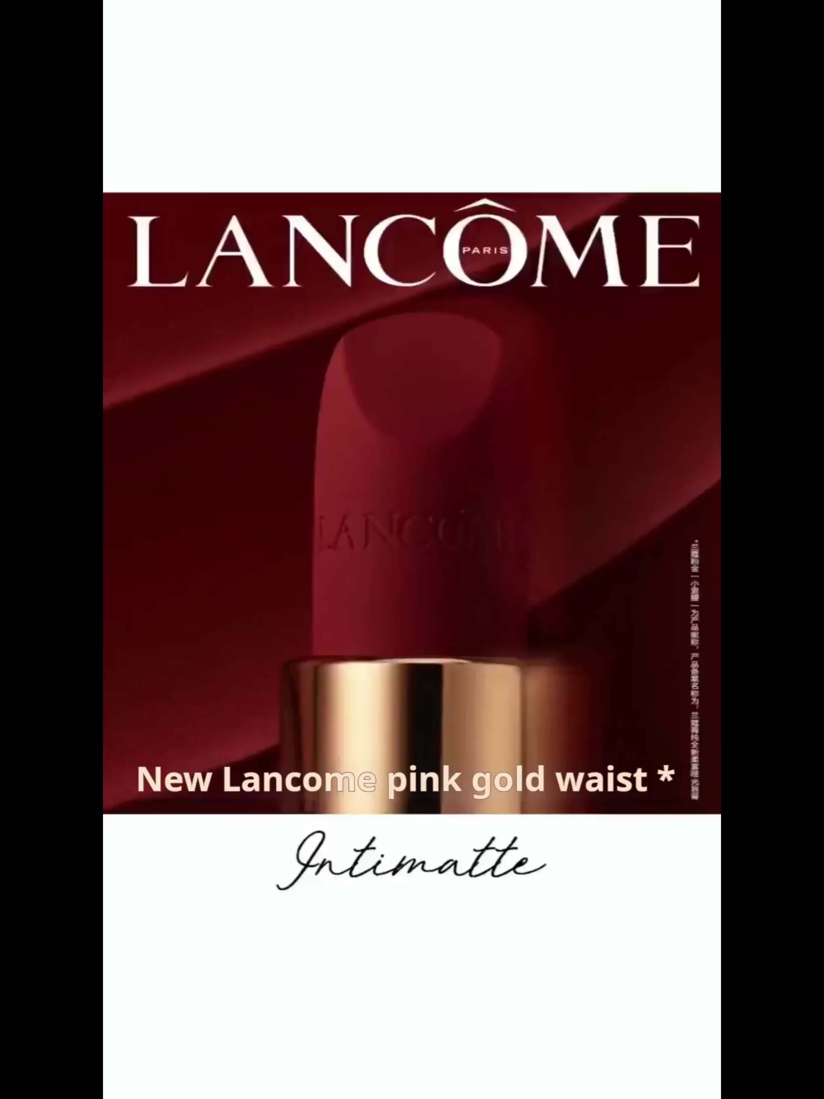 Lancôme Soft Matte Squalane Lipstick (Highlighting the key features: matte finish + nourishing squalane)