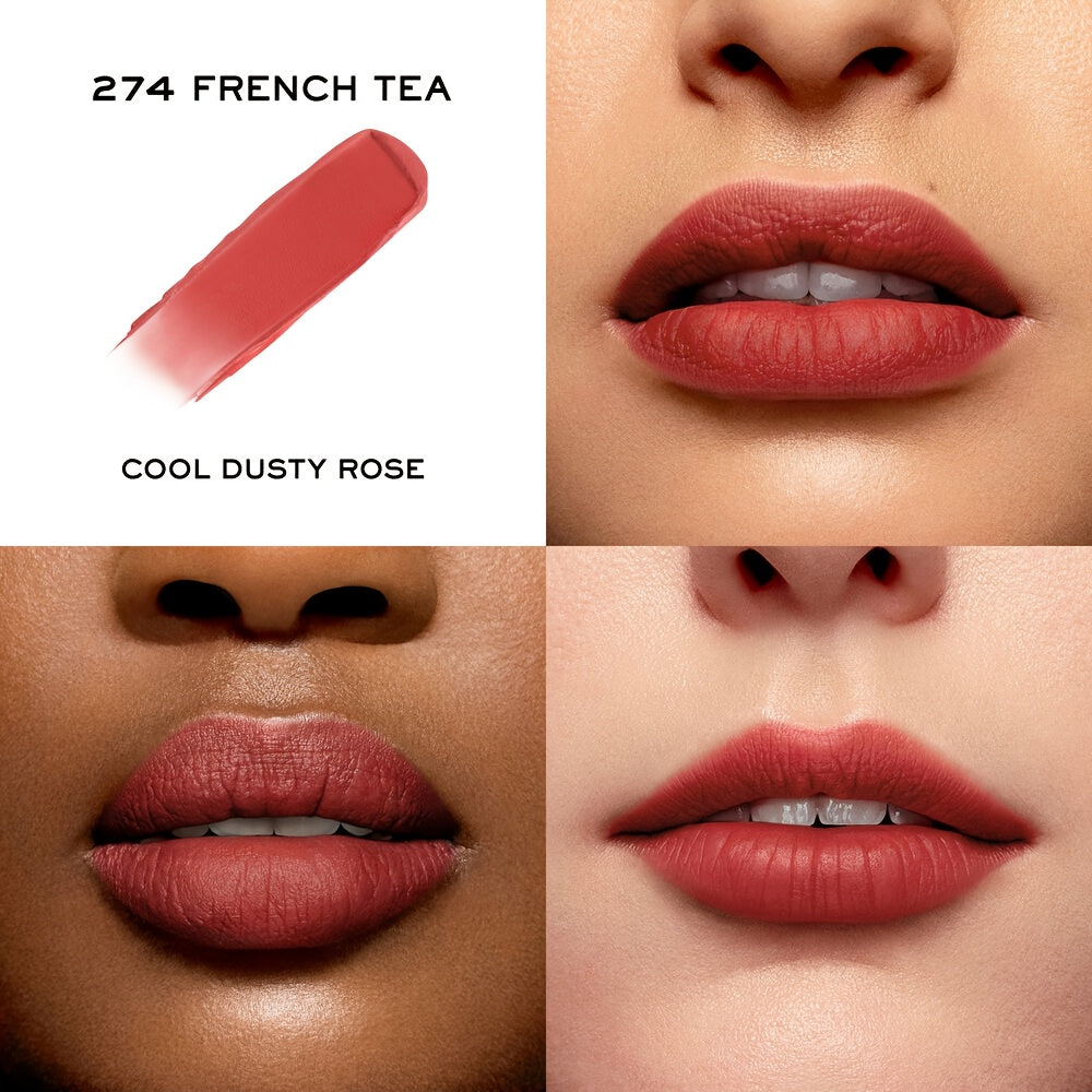 Lancôme Soft Matte Squalane Lipstick (Highlighting the key features: matte finish + nourishing squalane)