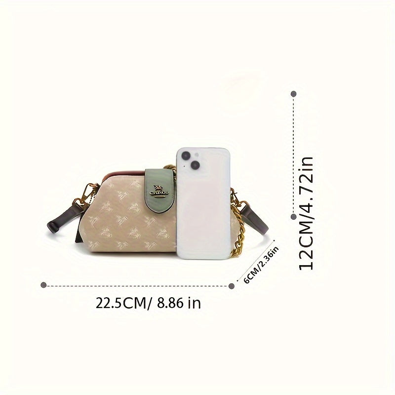 Apricot Elegance Shoulder Bag
