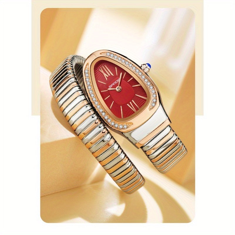 SANDA Snake-Design Luxury Women's Watch