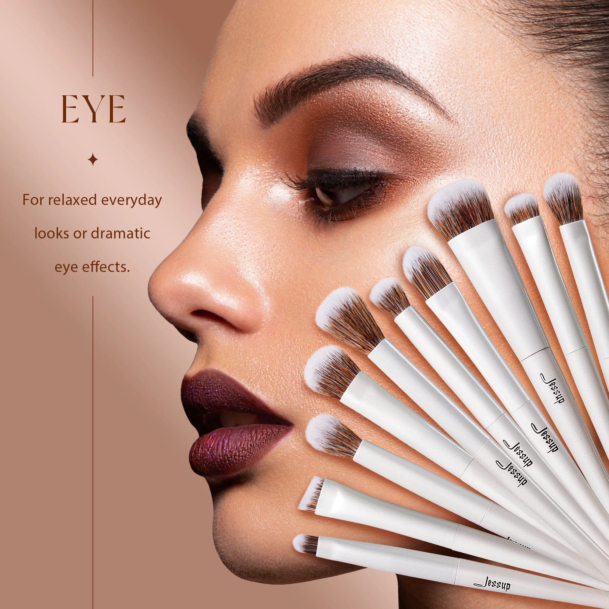 Jessup Glam Kit – 4 to 14pcs Brush Set with Extras