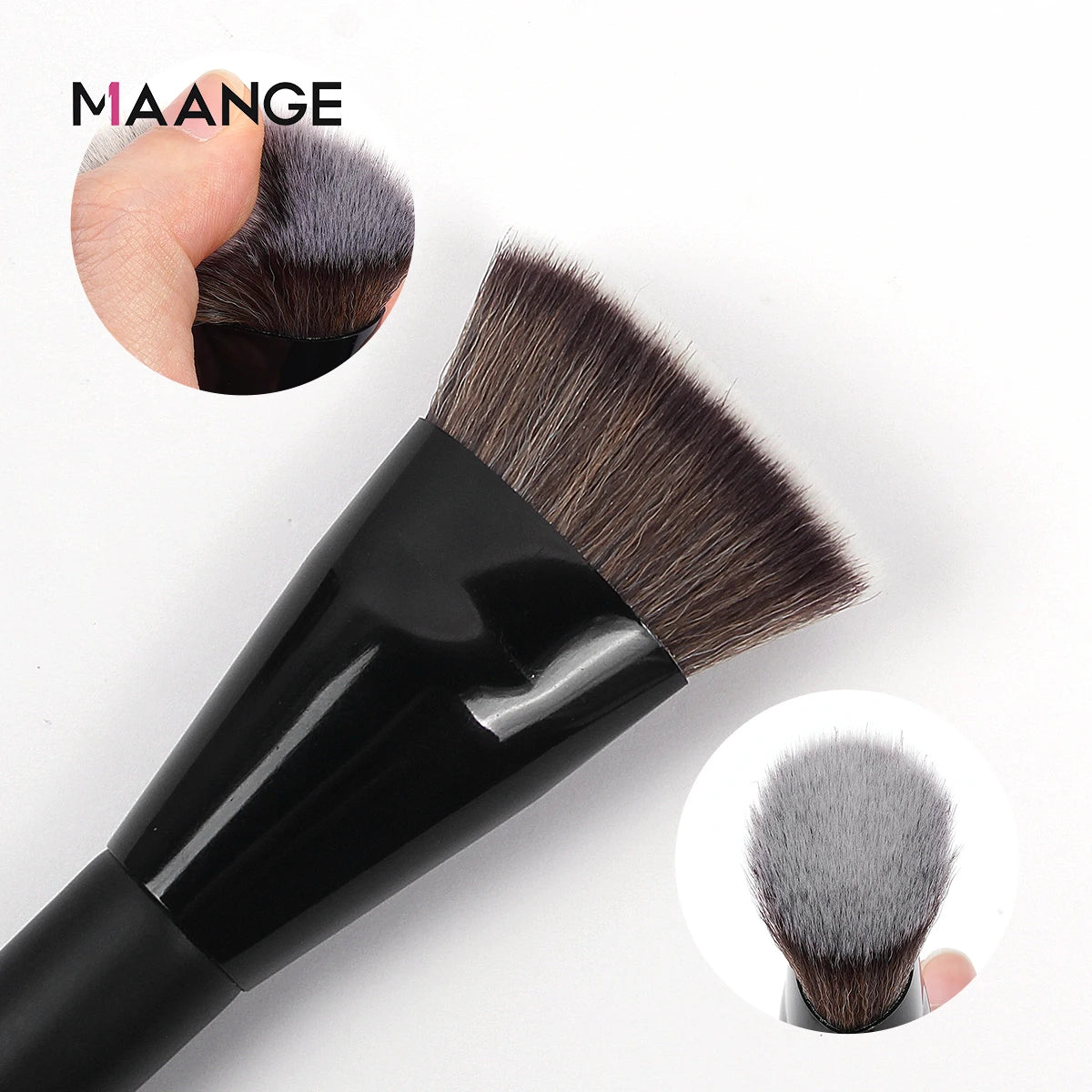 MAANGE Pro Flat Head Kabuki Brush