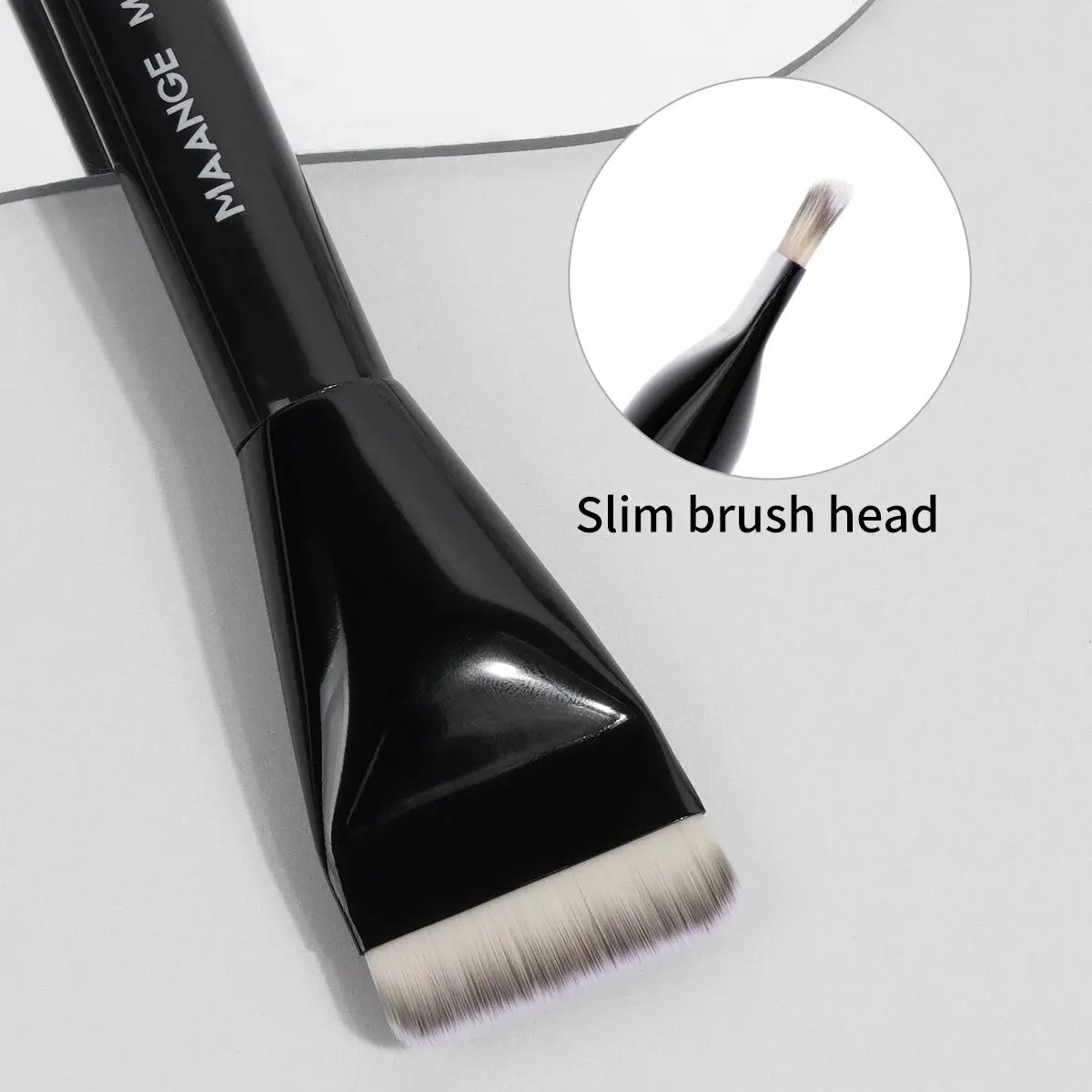 MAANGE 1PC Flat Facial Mask & Foundation Brush