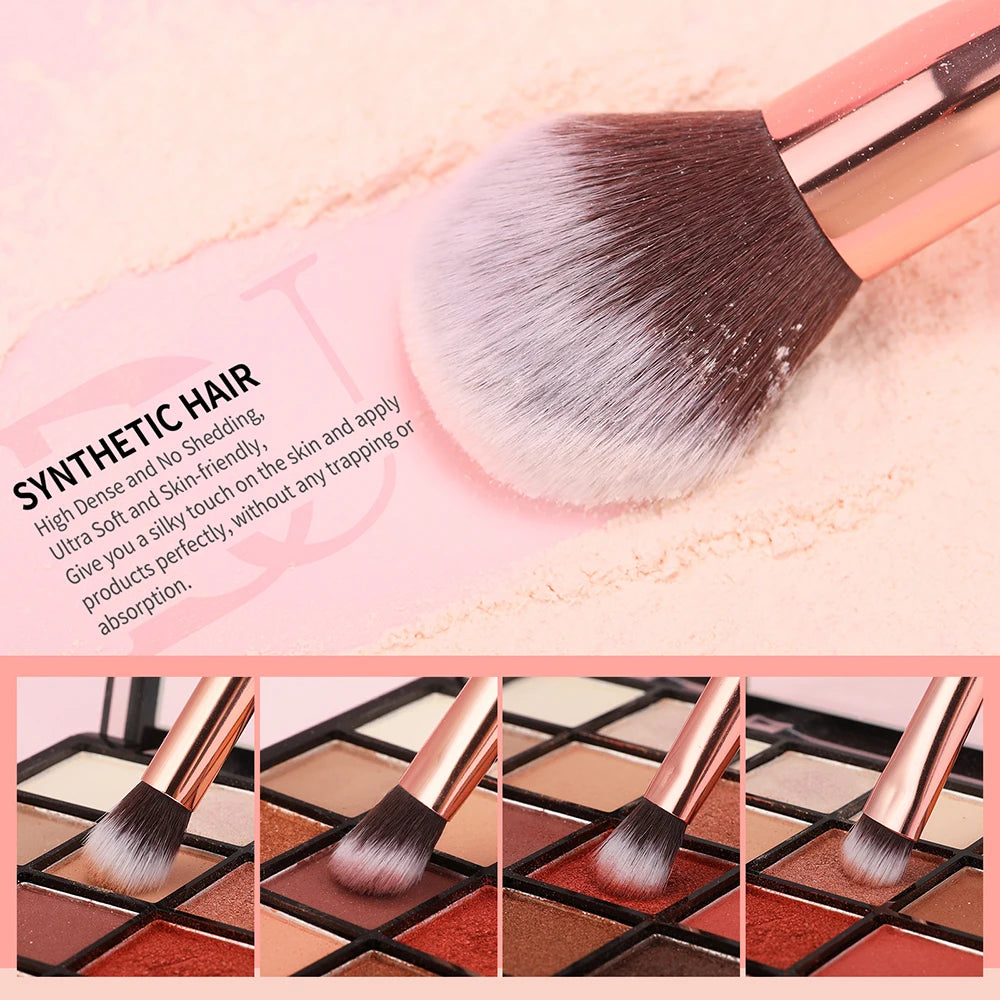 FlawlessTouch Full Professional Makeup Brush Collection