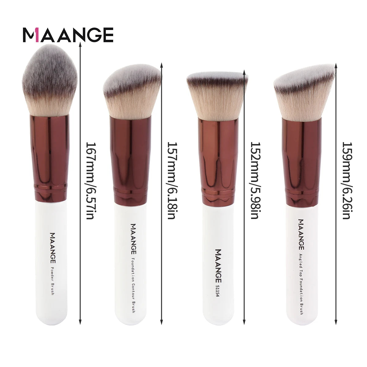 SoftGlam 4 – MAANGE Brush Set with Case