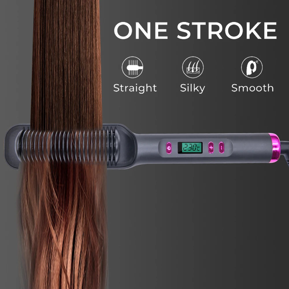 Electric Hot Comb – Multifunctional Straightener & Styling Tool