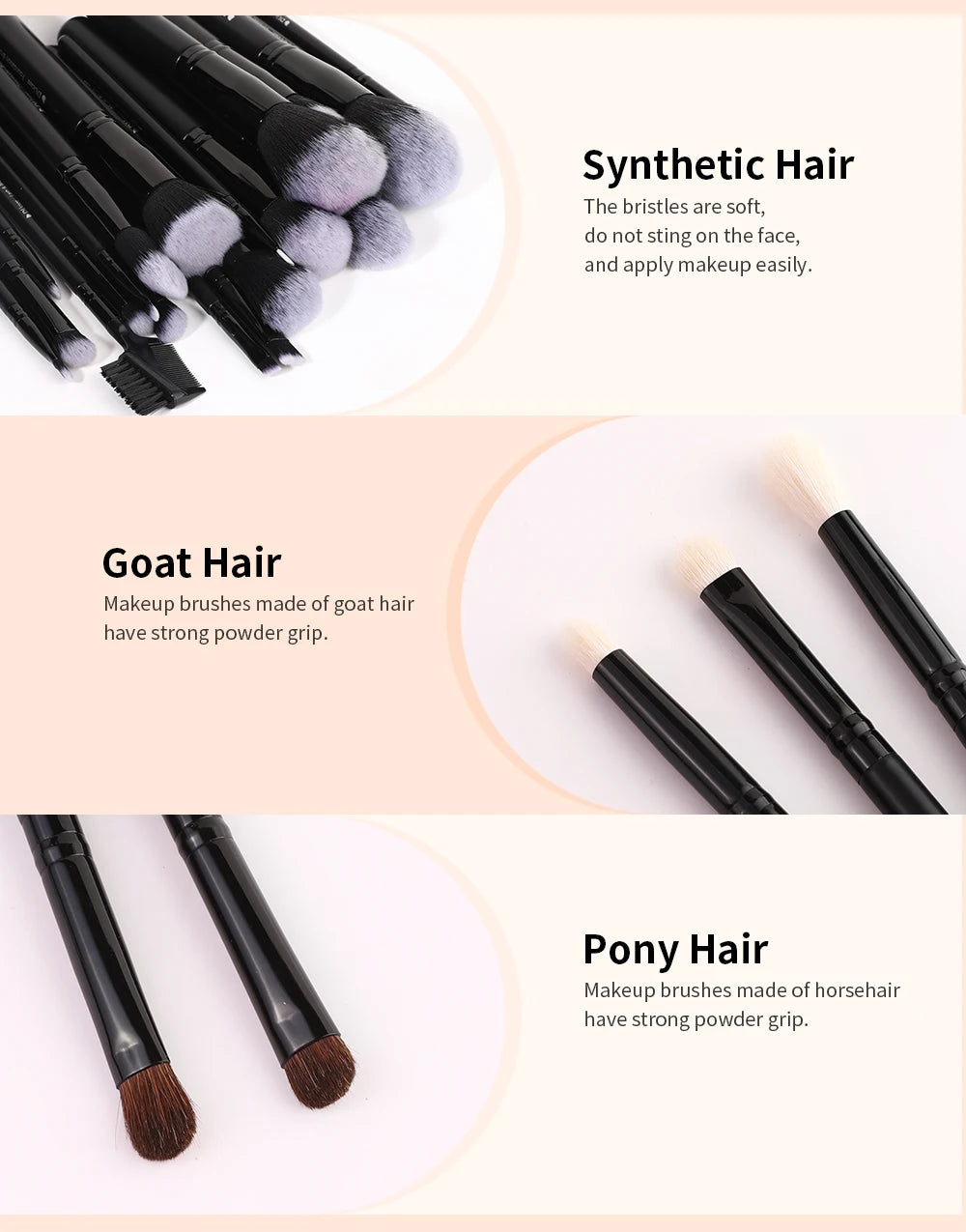 FlawlessTouch Full Professional Makeup Brush Collection