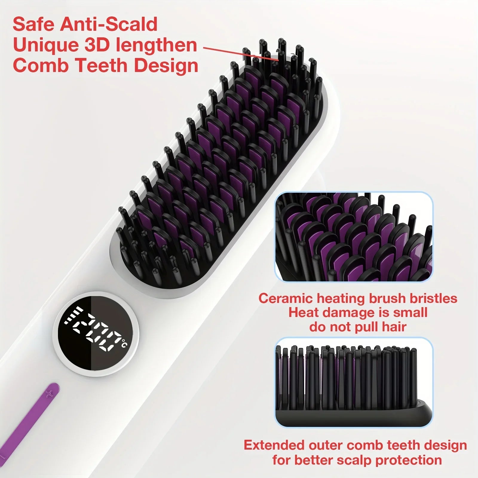Electric Hot Comb – Multifunctional Straightening & Styling Tool