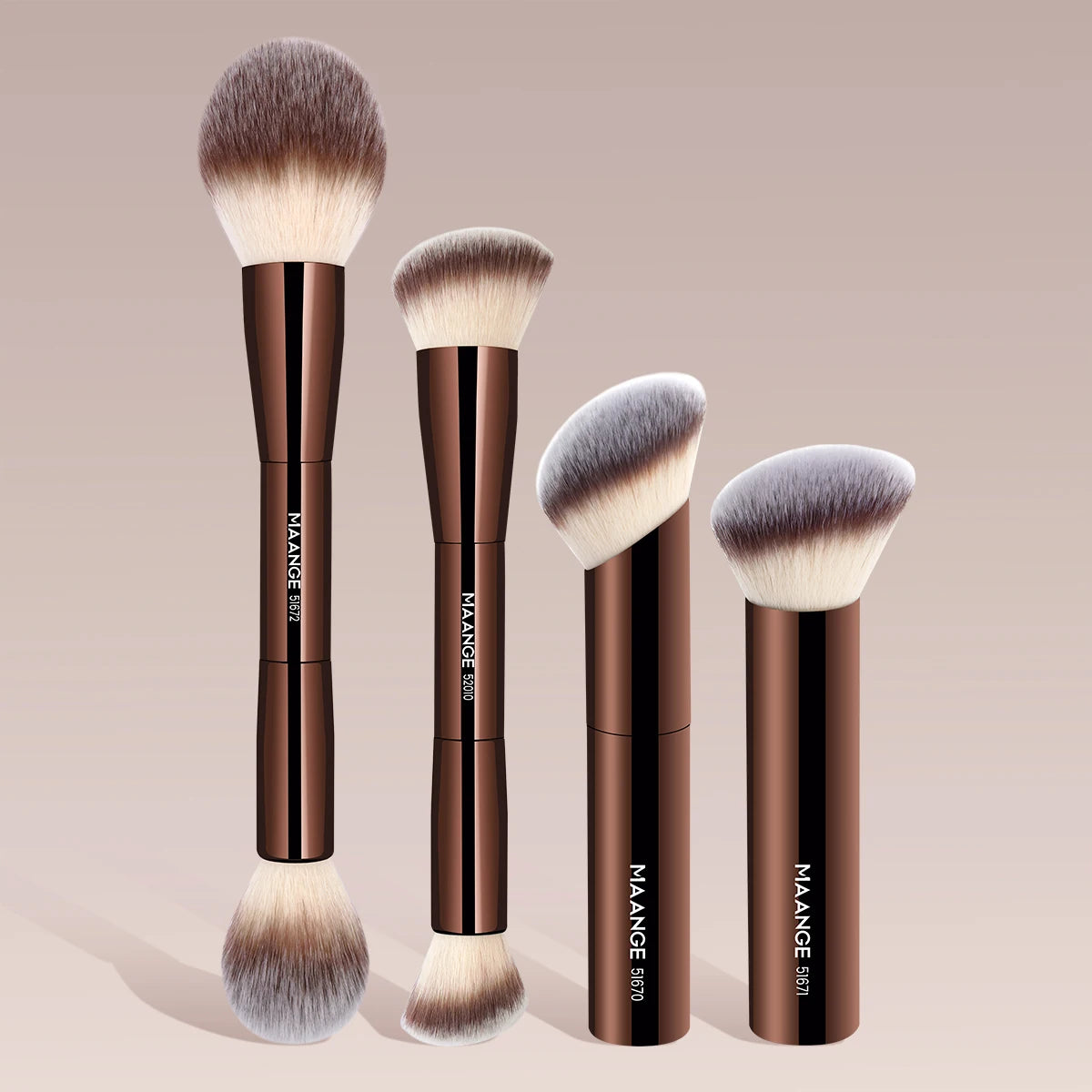 MAANGE Dual-Ended 4-in-1 Face Brush Set