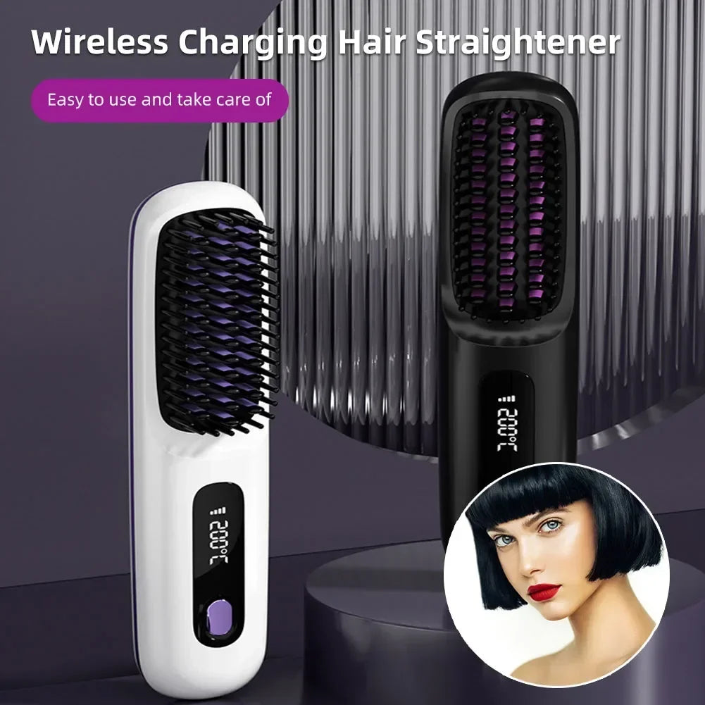 IonGlow Ceramic Heat Comb – USB Rechargeable