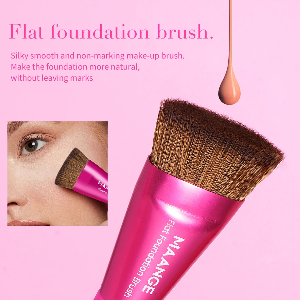MAANGE 21PCS Magic Pink Makeup Brush Set