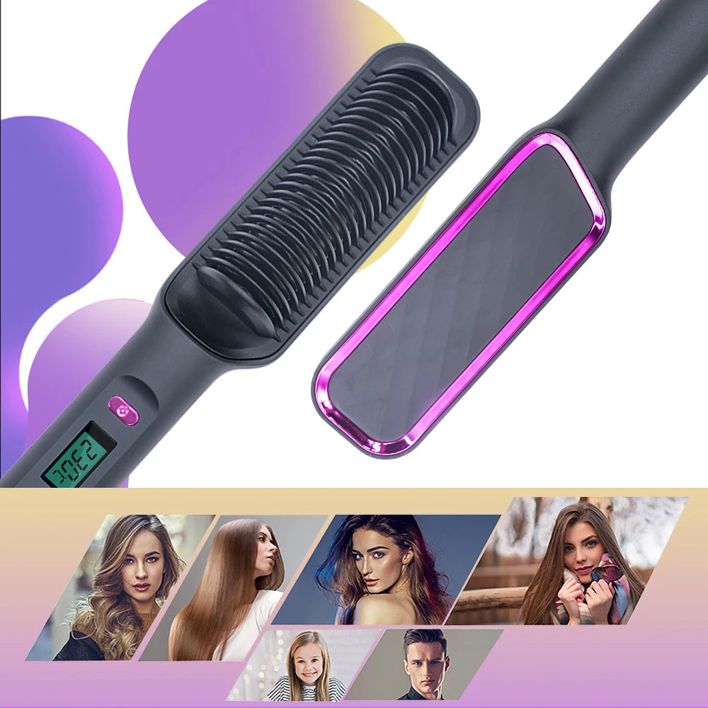 Electric Hot Comb – Multifunctional Straightener & Styling Tool