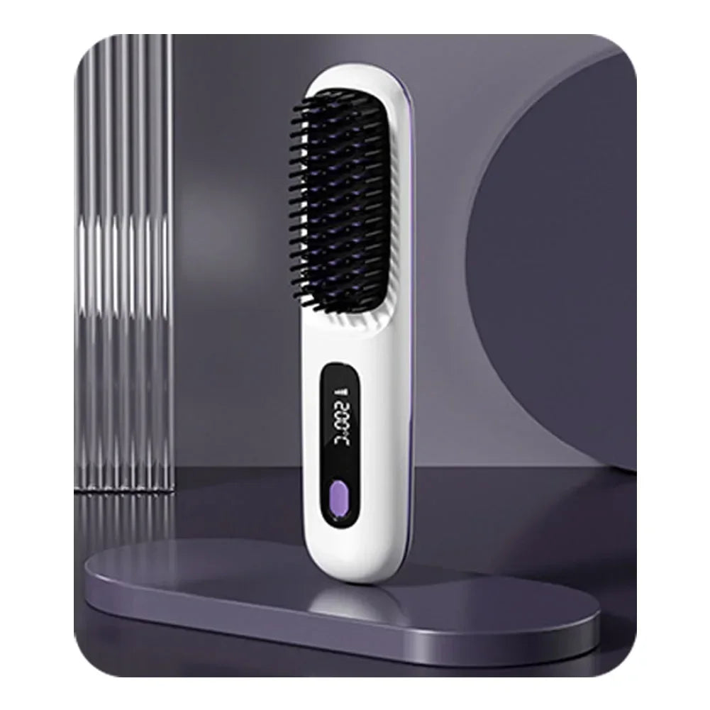 IonGlow Ceramic Heat Comb – USB Rechargeable