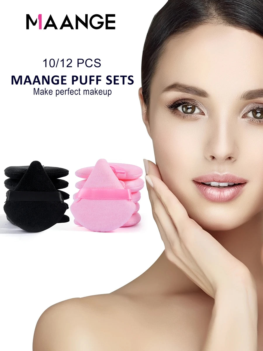 MAANGE ProSoft Triangle Powder Puff Set