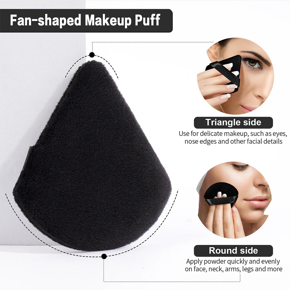 MAANGE ProSoft Triangle Powder Puff Set