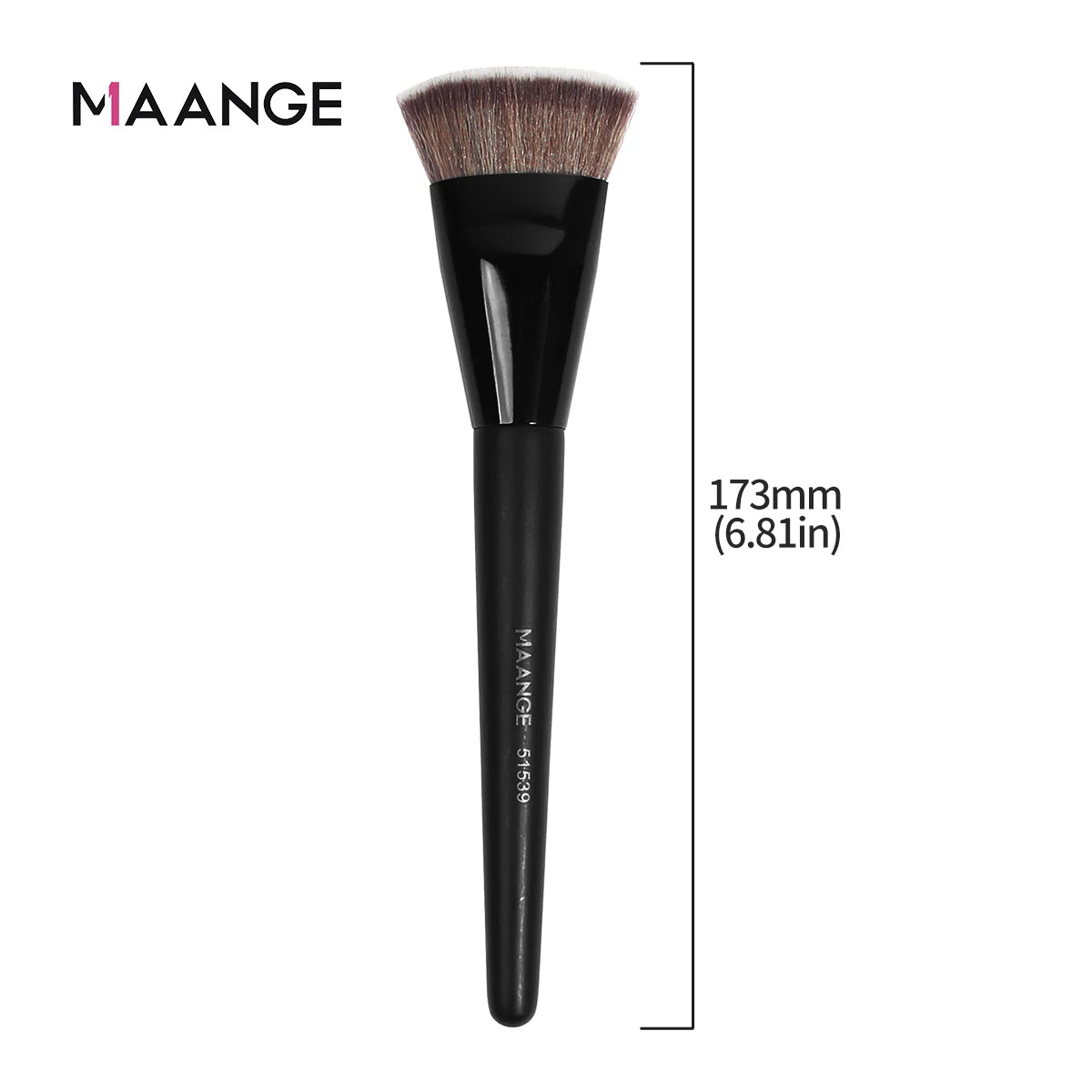 MAANGE Pro Flat Head Kabuki Brush