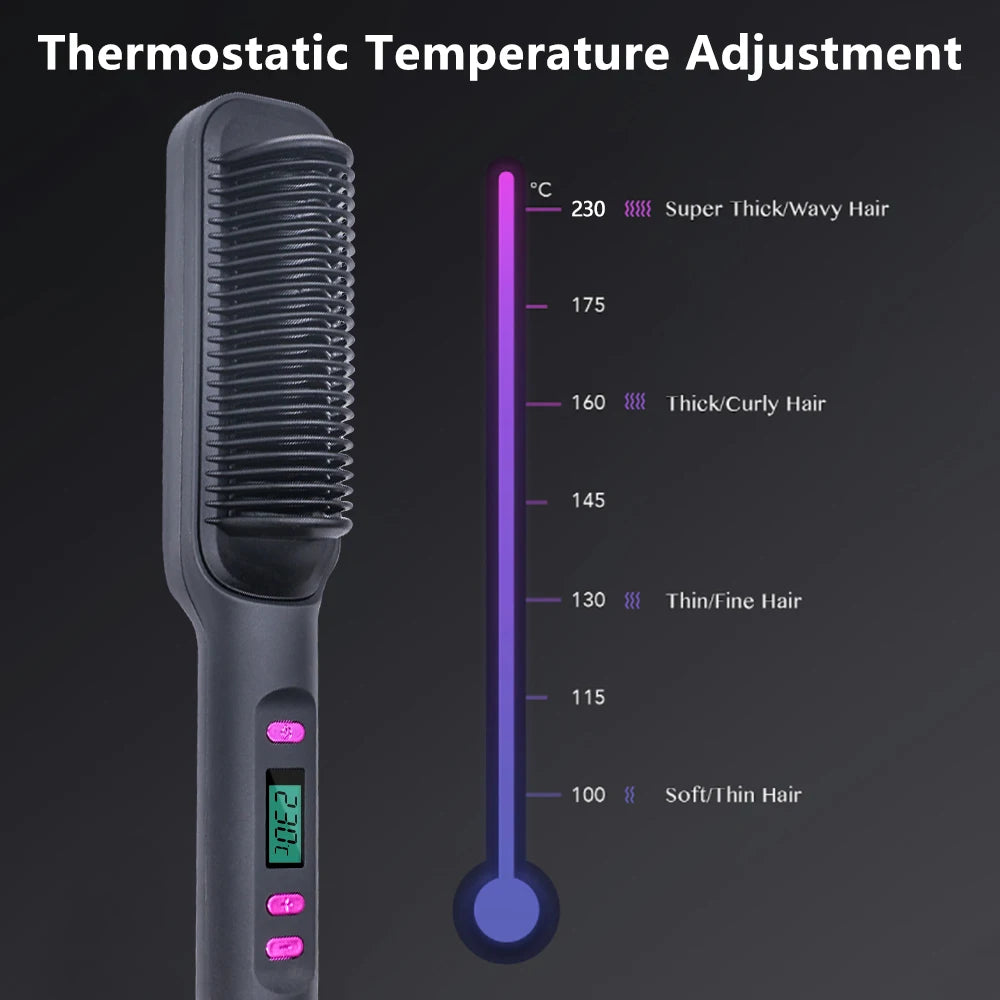 Electric Hot Comb – Multifunctional Straightener & Styling Tool