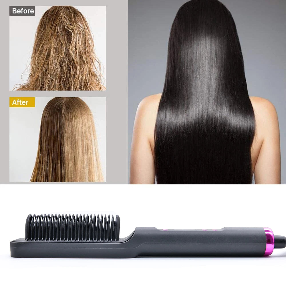 Electric Hot Comb – Multifunctional Straightener & Styling Tool