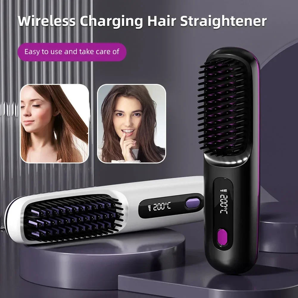 IonGlow Ceramic Heat Comb – USB Rechargeable