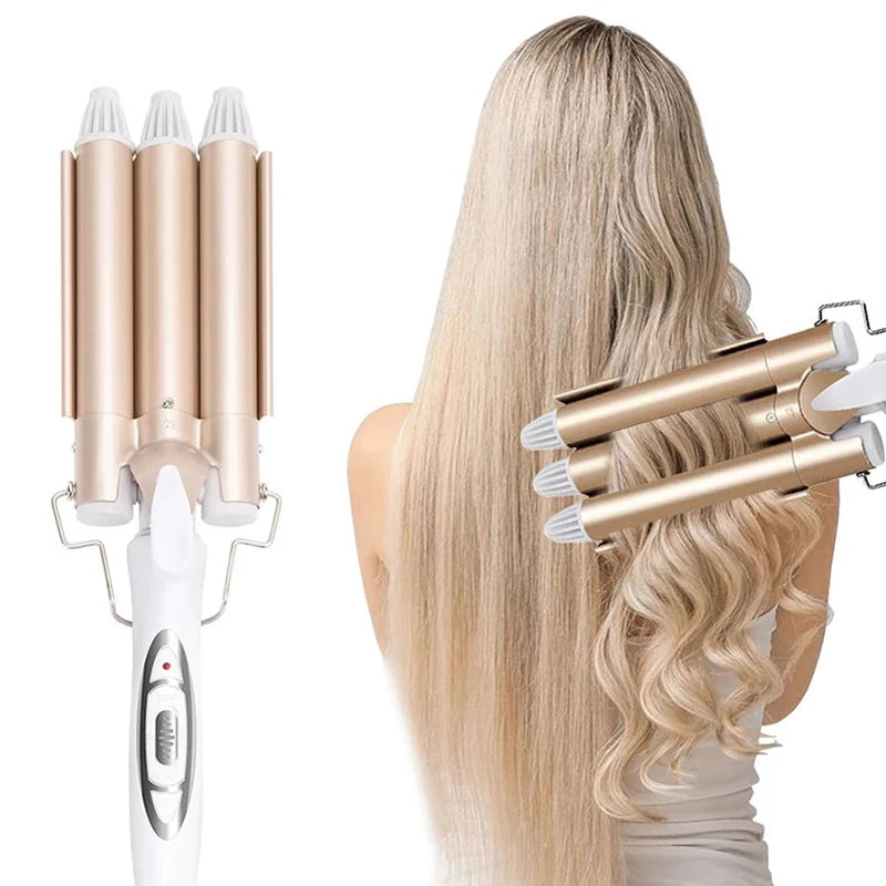 TripleWave Pro Auto Curling Wand