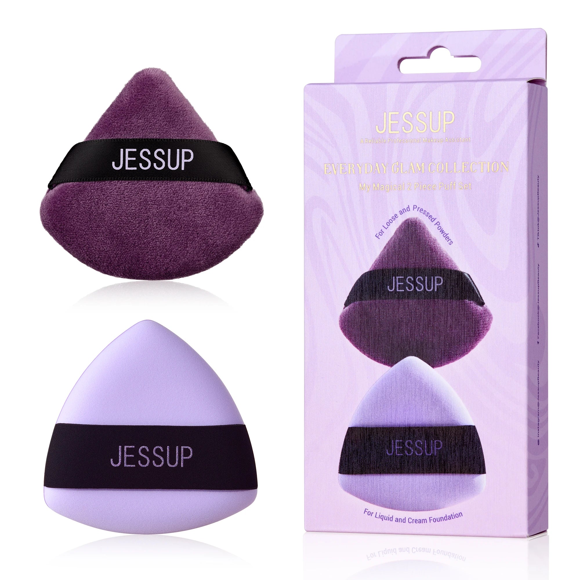 Jessup Pro Finish Puff Duo (SP018) – The Ultimate Setting & Baking Kit