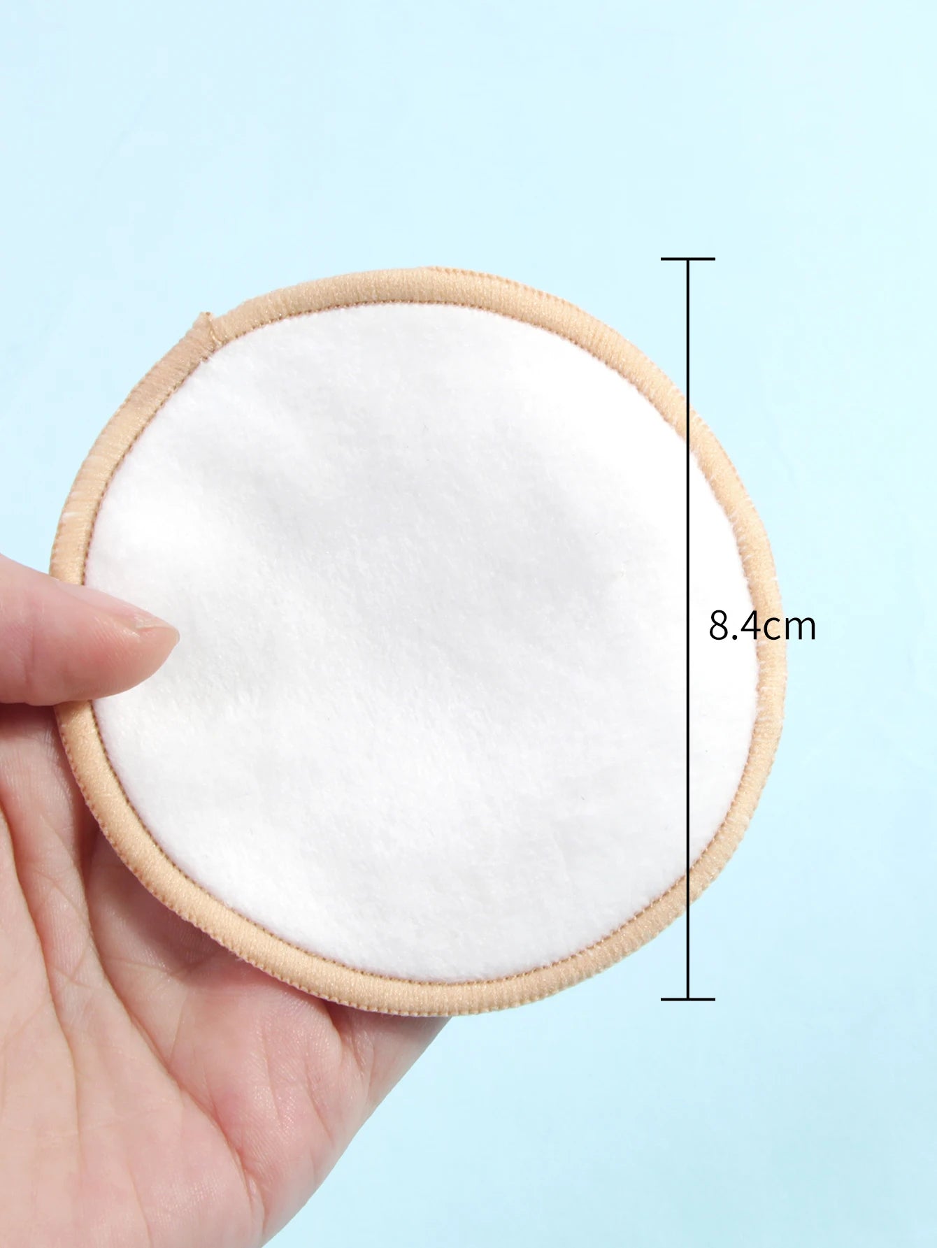 MAANGE 10Pcs Makeup Remover Pads Reusable Cotton Pads Washable Rounds Bamboo Make Up Pads Cleaning Cloth Facial Makeup Tools