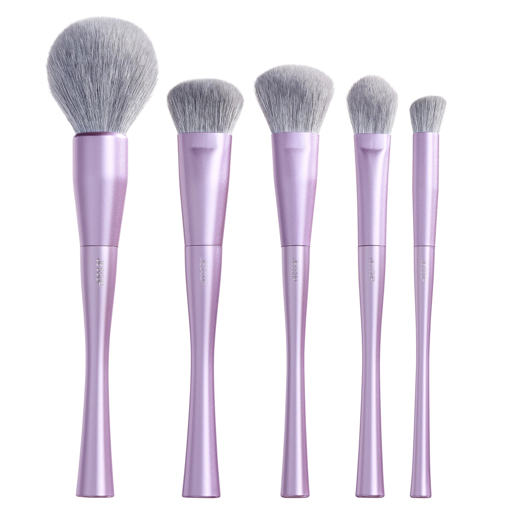 Jessup T512 Makeup Brush Set – 3 to 14pcs Vegan Brushes for Face & Eyes