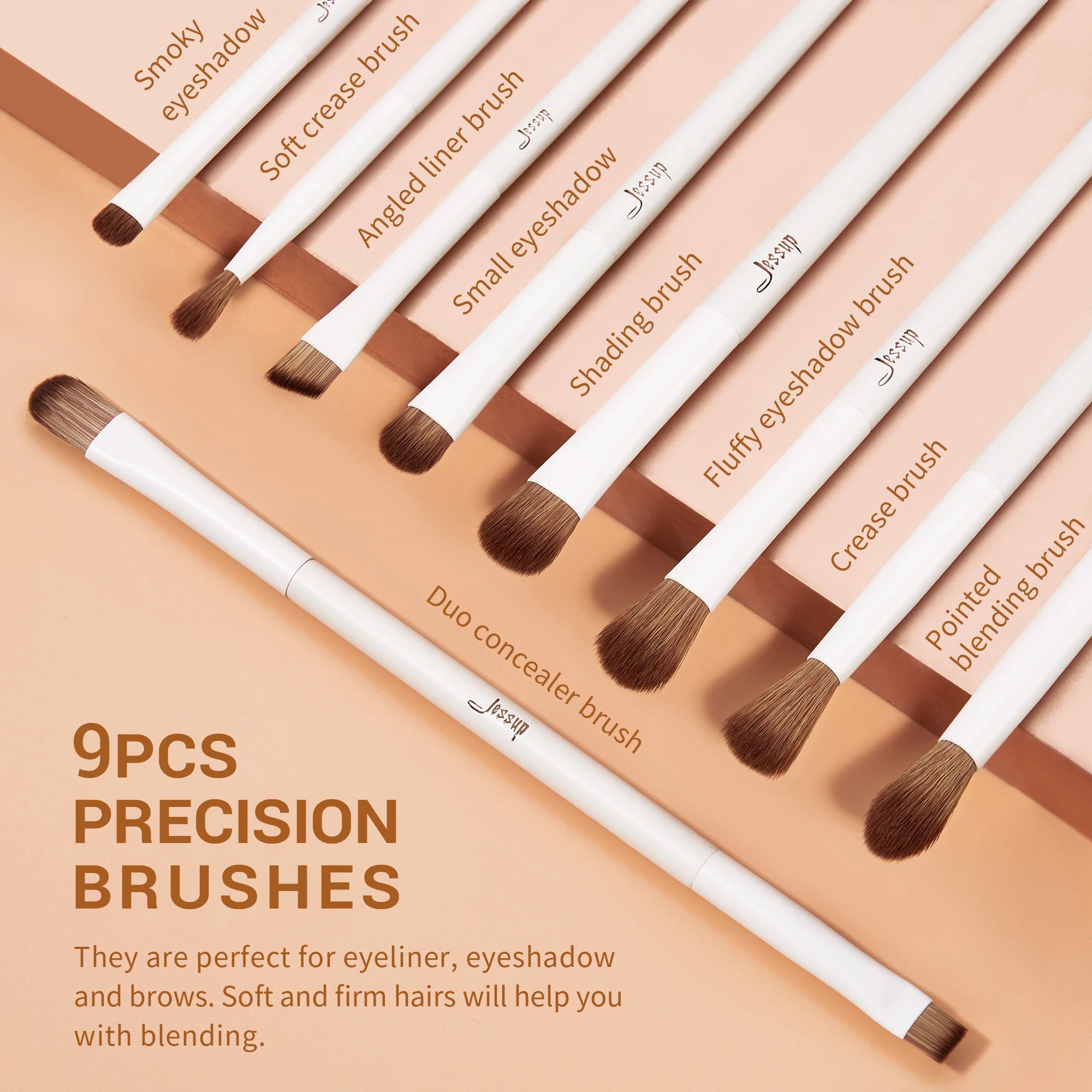 Jessup Professional 14-Piece Makeup Brush Set (T329)