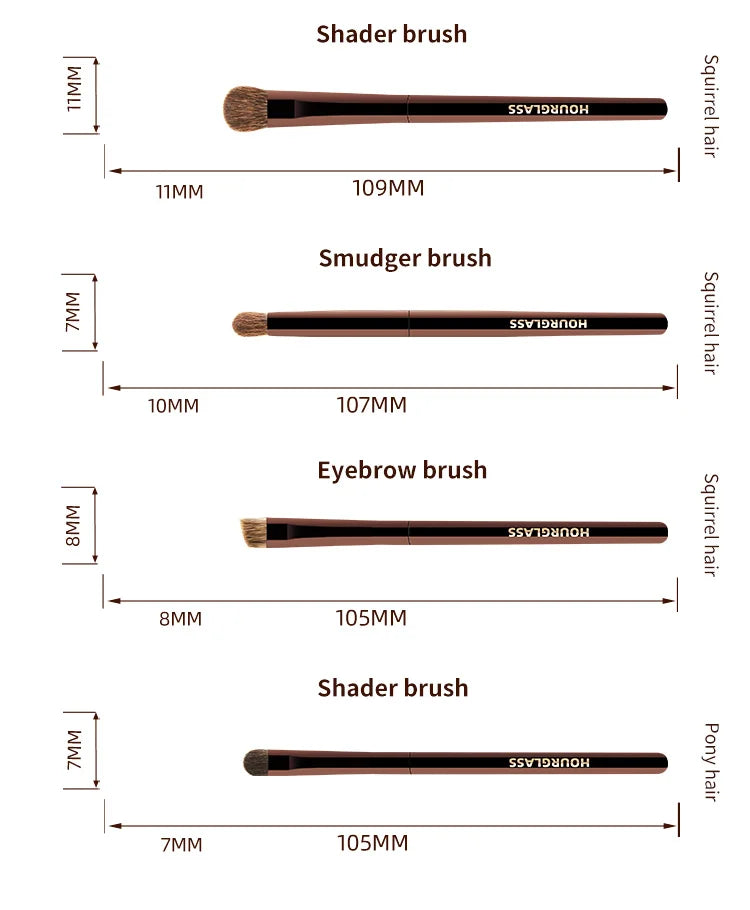 Hourglass Mini 7-Piece Portable Makeup Brush Set