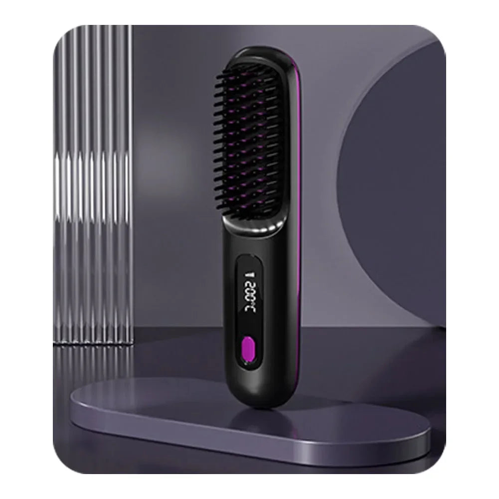 IonGlow Ceramic Heat Comb – USB Rechargeable