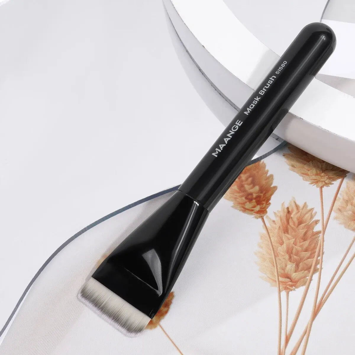 MAANGE 1PC Flat Facial Mask & Foundation Brush