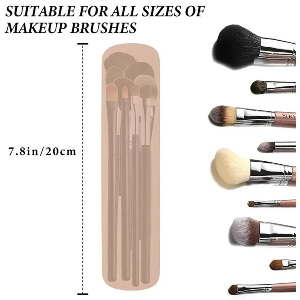 SiliconeGlow Travel Brush Case