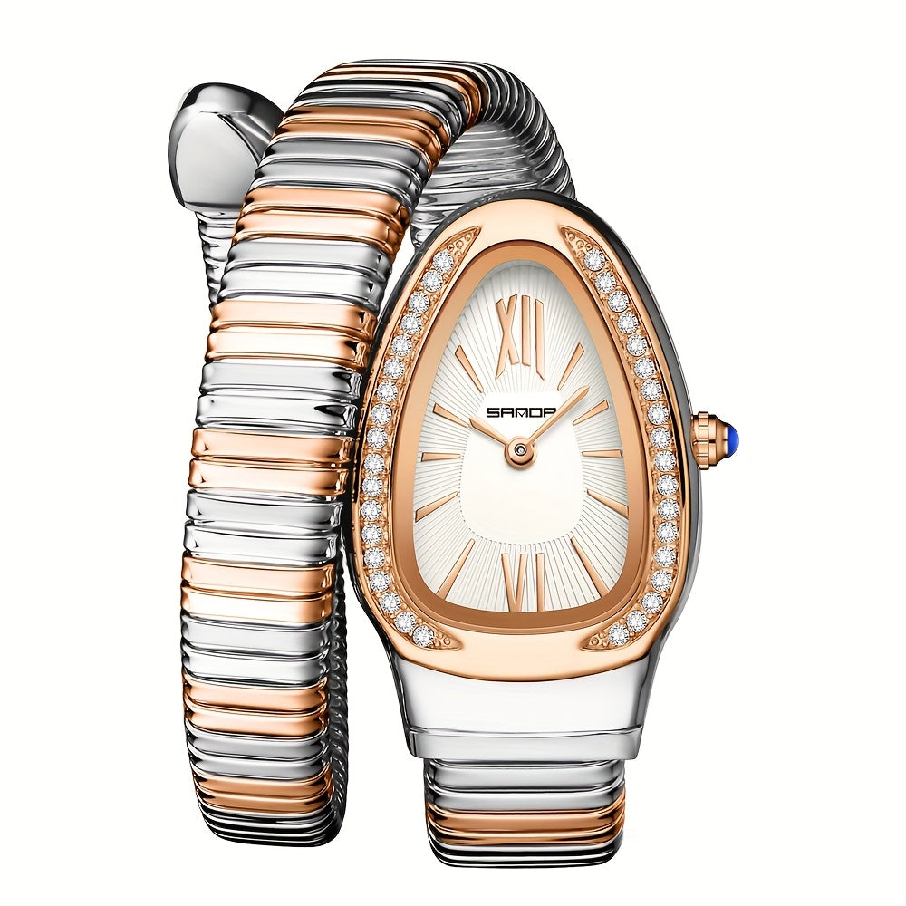 SANDA Snake-Design Luxury Women's Watch