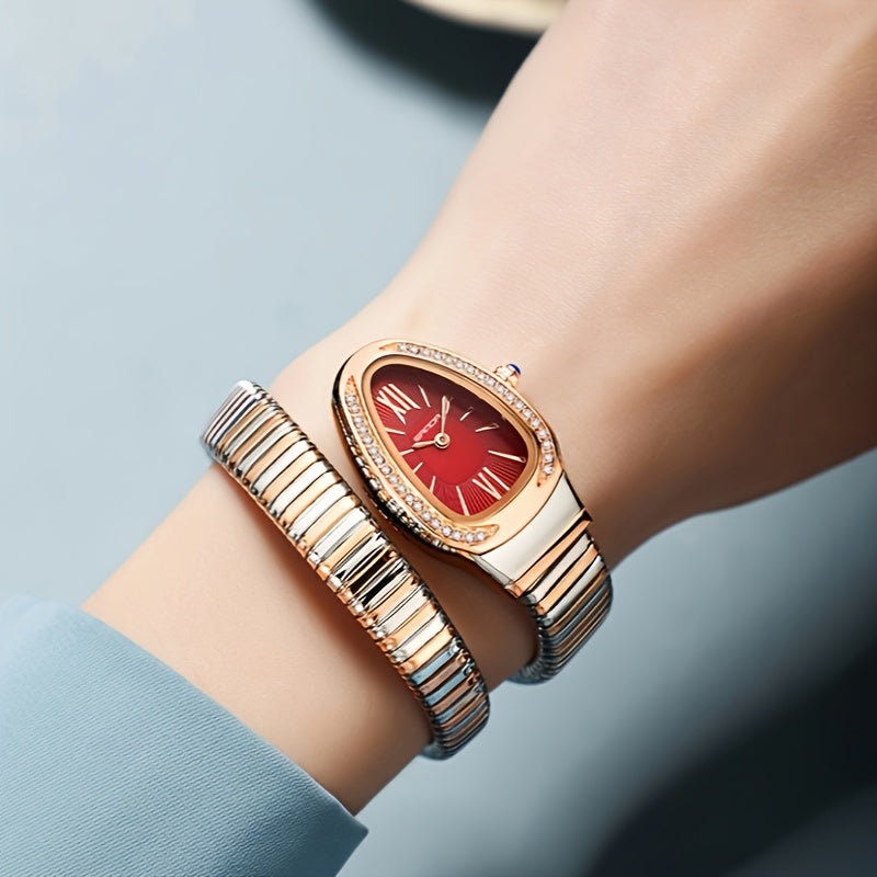 SANDA Snake-Design Luxury Women's Watch