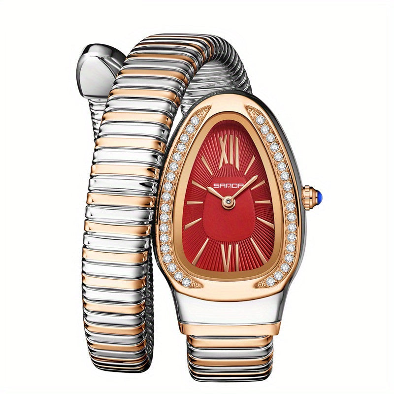 SANDA Snake-Design Luxury Women's Watch