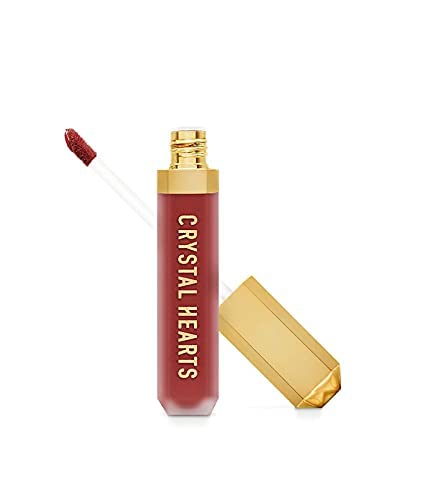 Crystal Hearts Velvet Matte Liquid Lipstick - Carmine 316