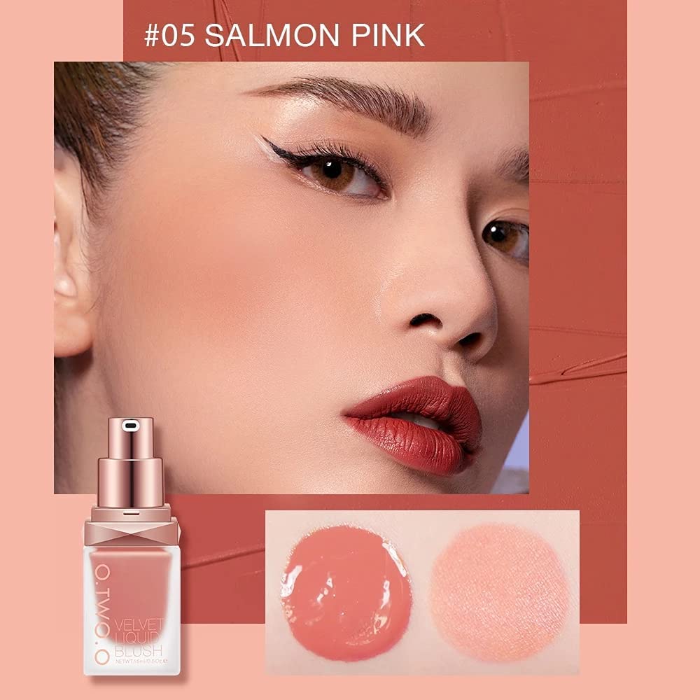 COSLUXE O TWO O Velvet Liquid Blush - #01 Pink Purple