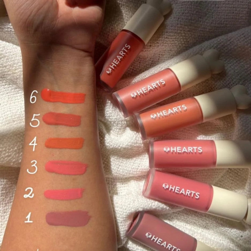 Hearts Liquid Blush - Natural Color Light Touch