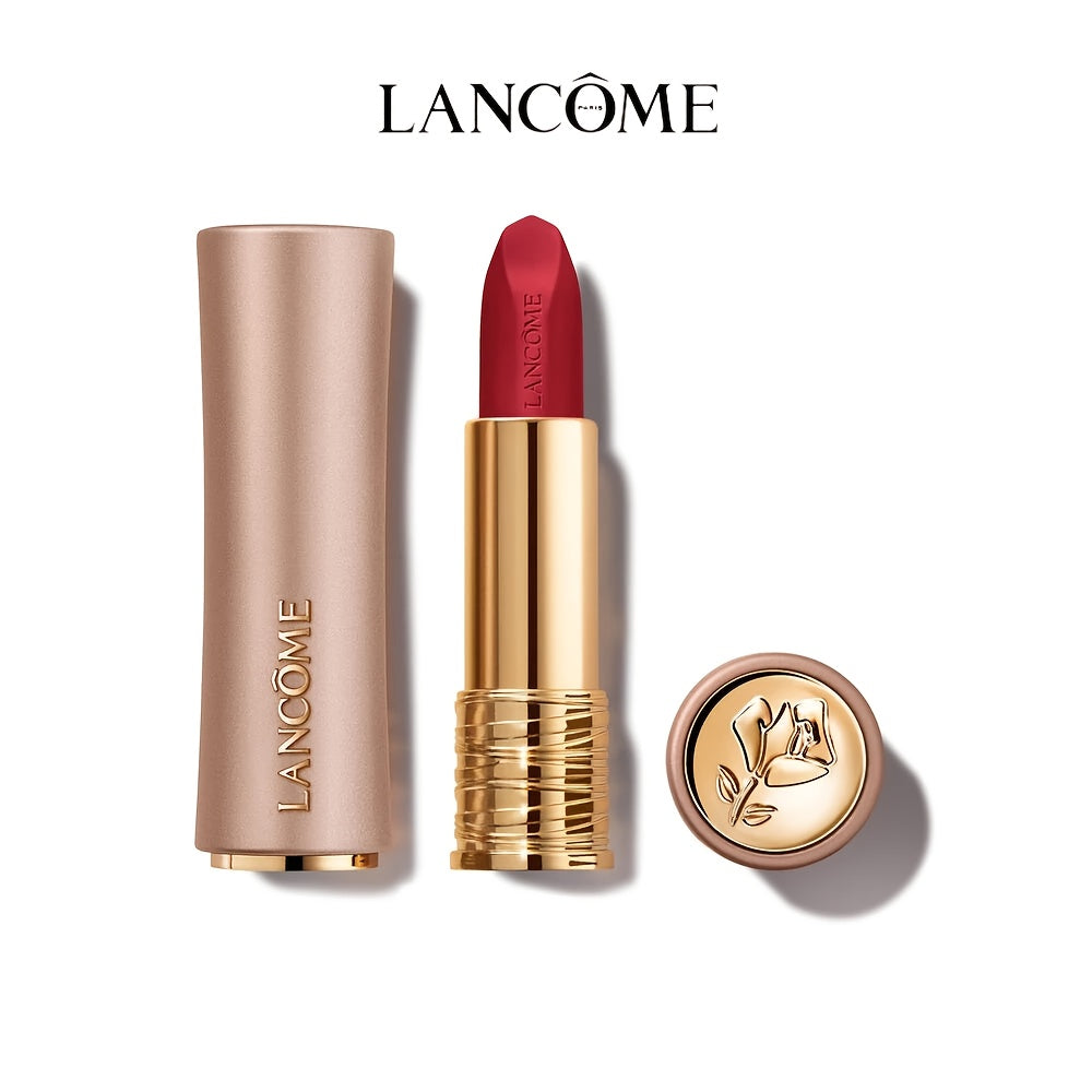 Lancôme Soft Matte Squalane Lipstick (Highlighting the key features: matte finish + nourishing squalane)