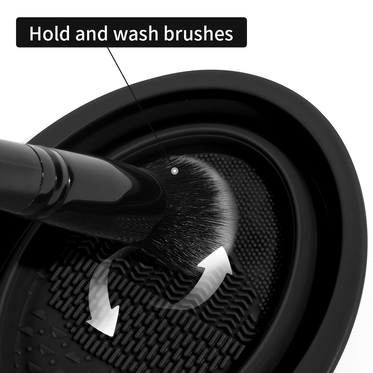 MAANGE Pro Beauty Essentials – 7pc Brush Set + 25 Sponges + Remover Pads + Cleaning Bowl