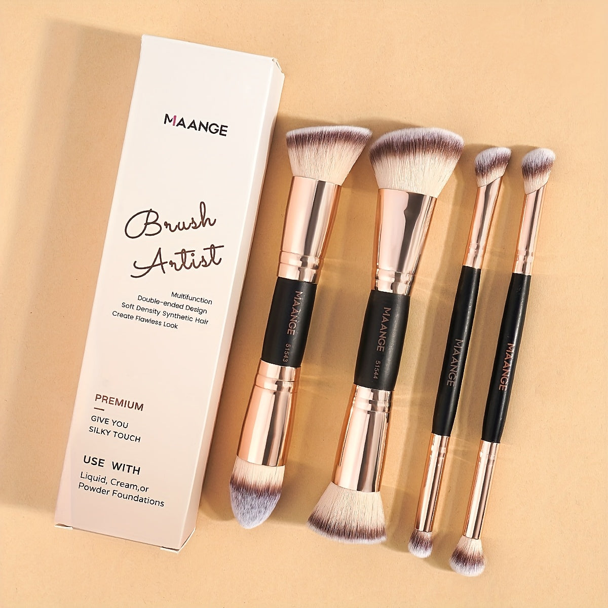 ProDuo 4 – MAANGE Double-Ended Face Brush Set