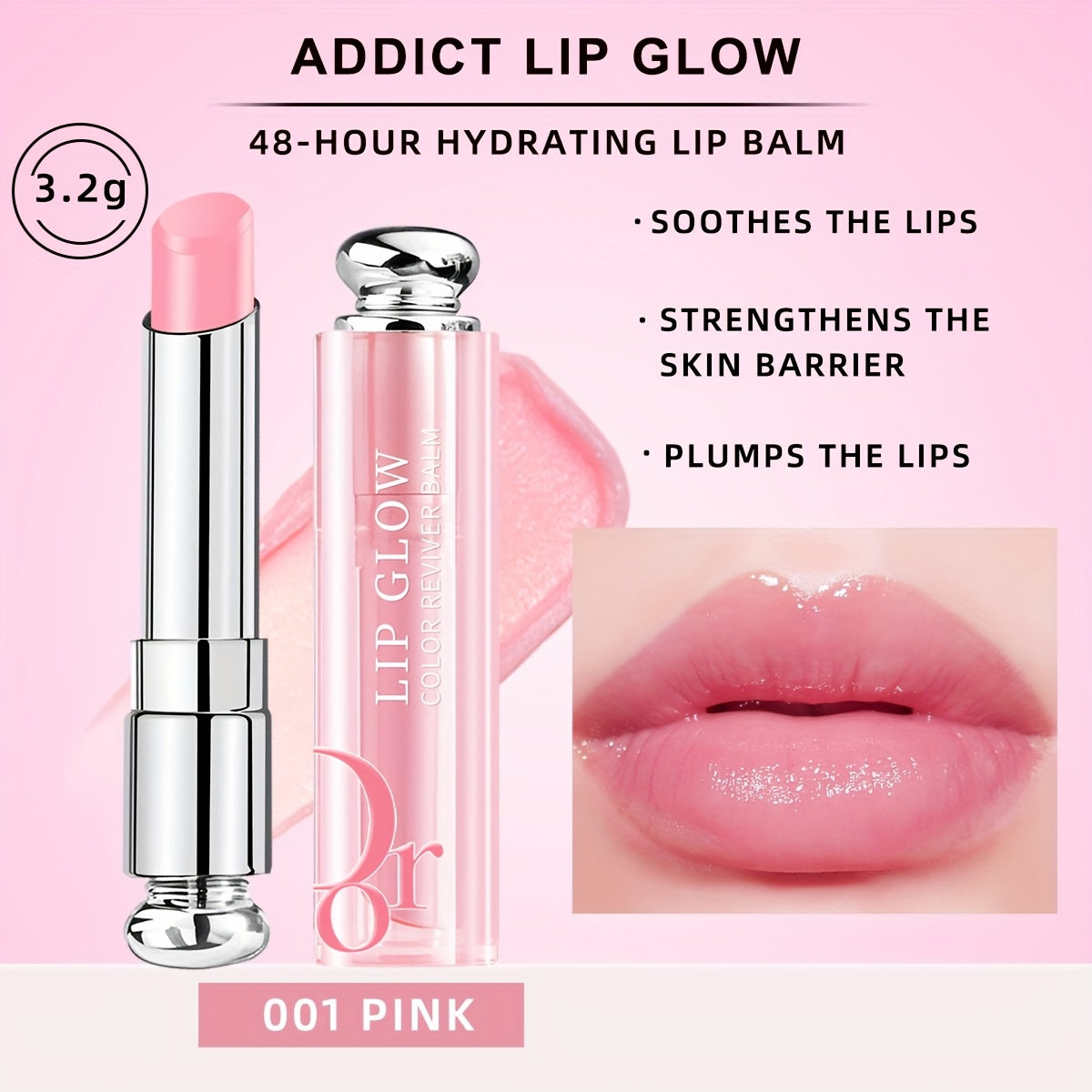 Dior Addict Lip Glow Oil-Balm in 001 Pink