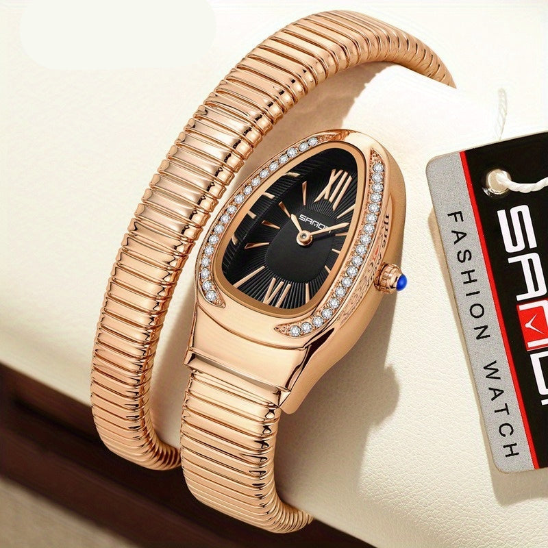 SANDA Snake-Design Luxury Women's Watch