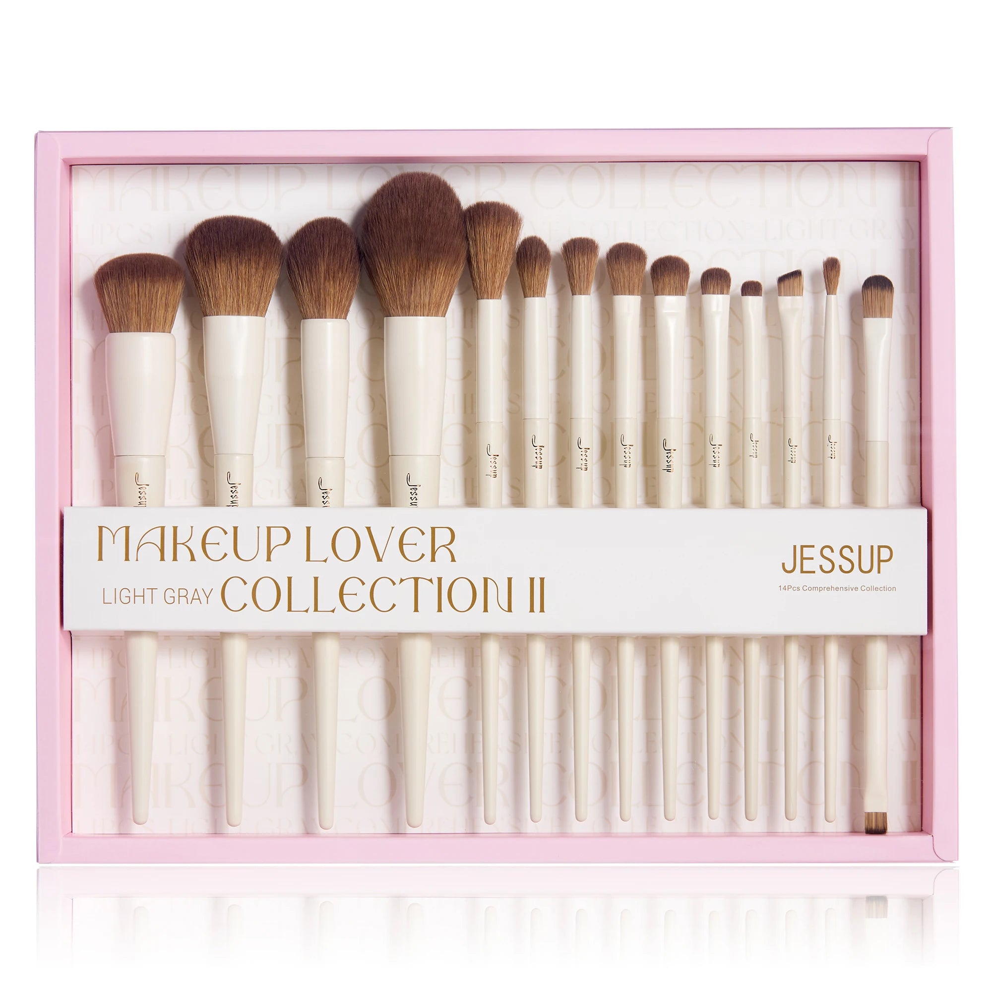 Jessup Professional 14-Piece Makeup Brush Set (T329)
