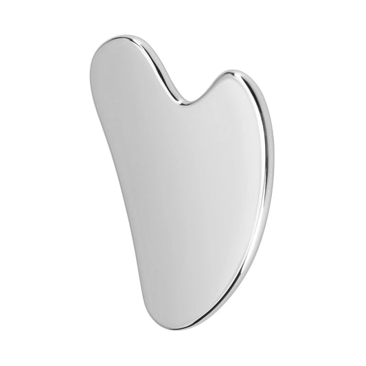 GlowSculpt Stainless Steel Gua Sha – Firming & Anti-Aging Tool