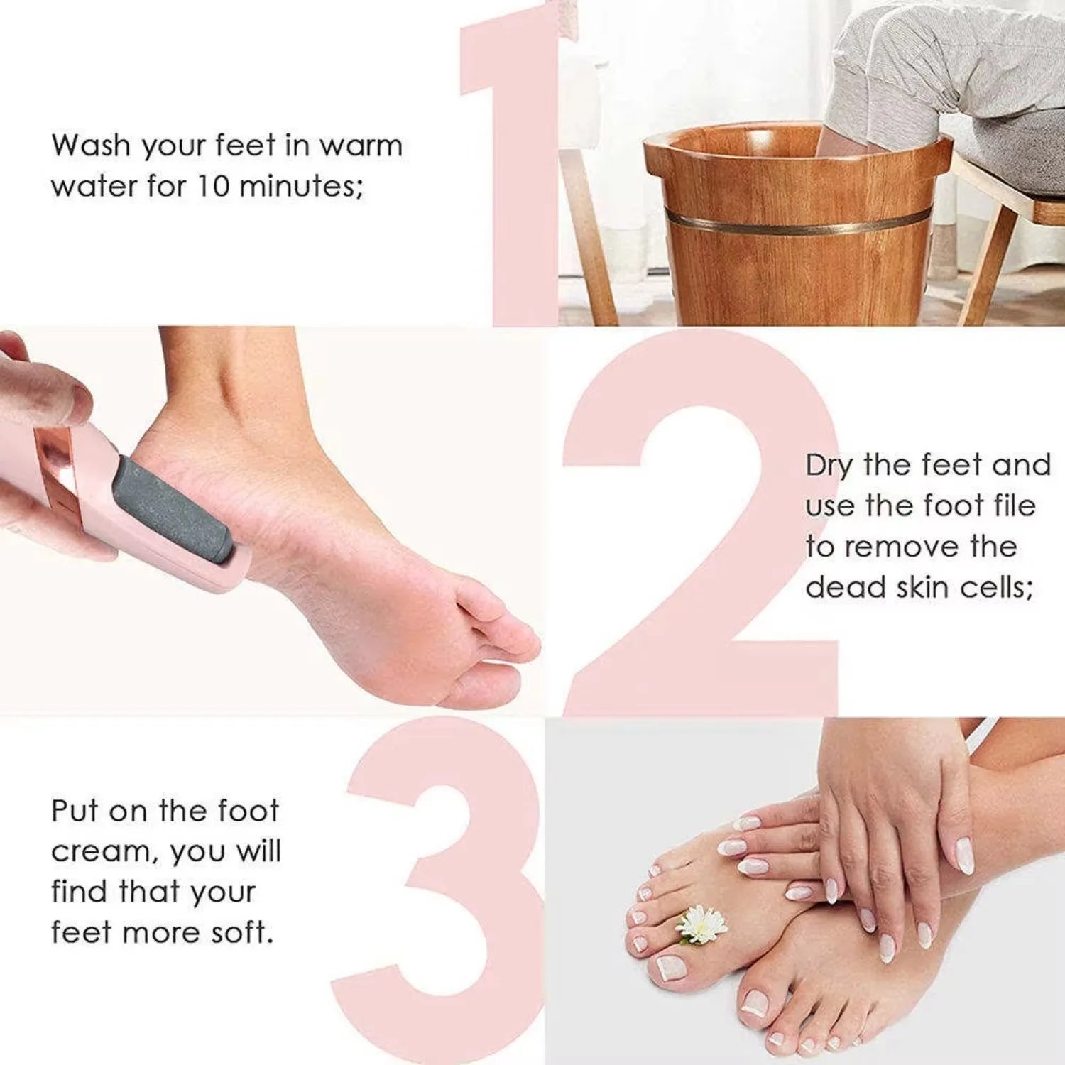 Rechargeable Cordless Electric Callus Remover
