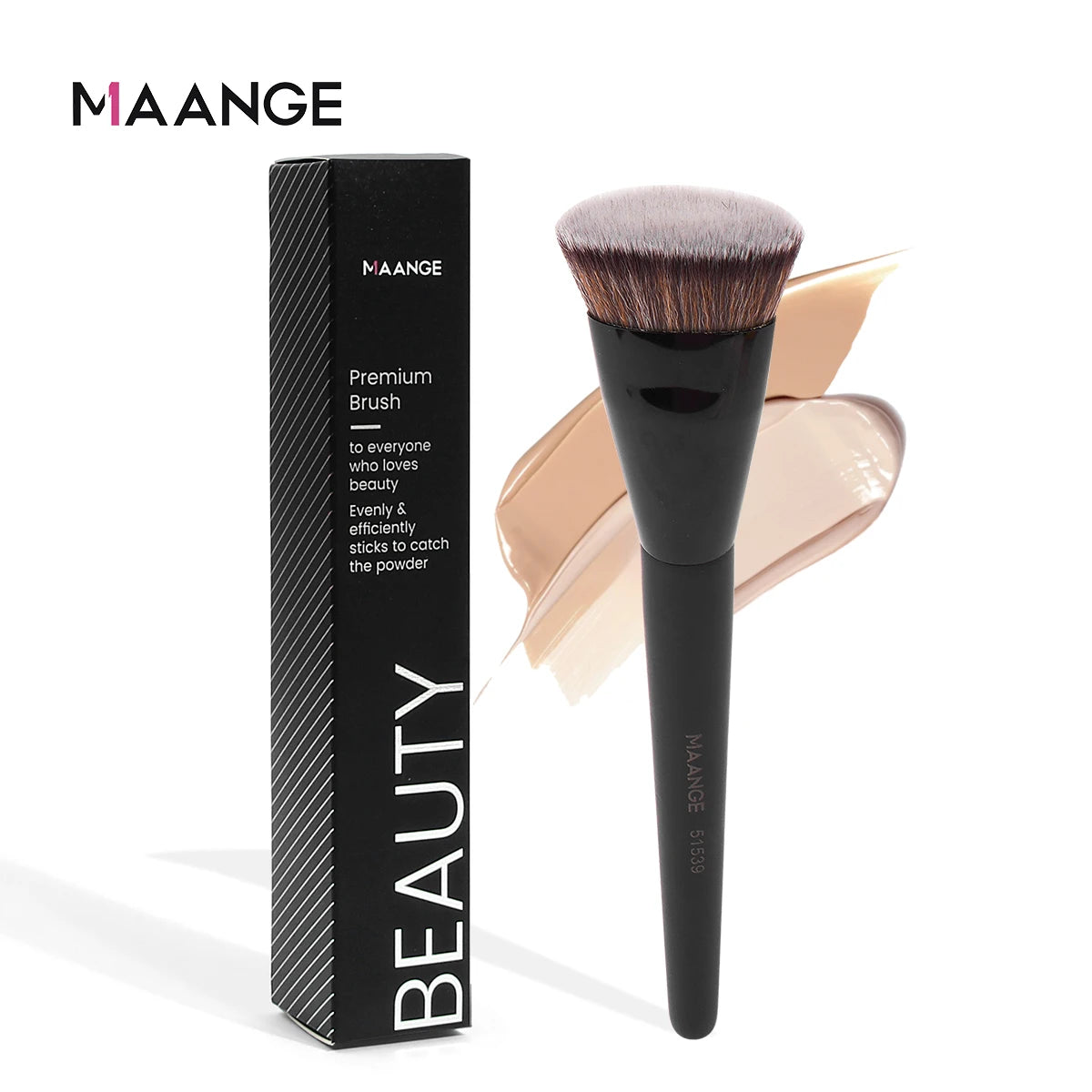MAANGE Pro Flat Head Kabuki Brush